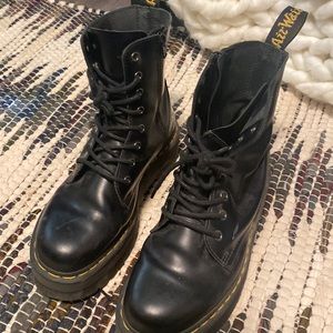 DOC MARTEN JADON PLATFORM COMBAT BOOTS WOMENS SIZE 9